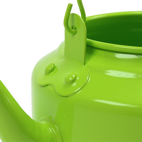 Product Decorative teapot metal apple green planter Ø20cm H15cm