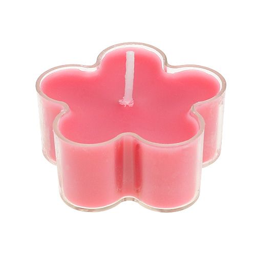 Floristik24 Tealight flower with scent Ø4,5cm x 2cm 6pcs