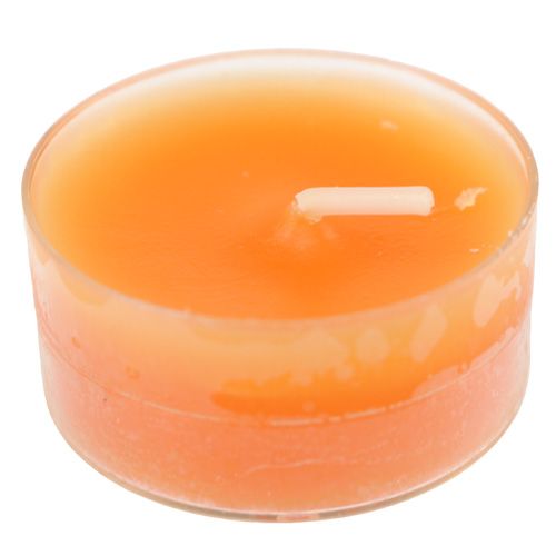 Floristik24 Tealights Orange 18 pcs