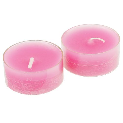 Floristik24 Tea lights pink 18pcs