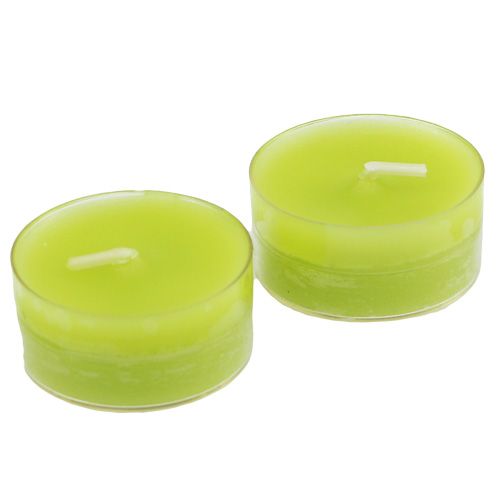 Tealights Green 18 pcs