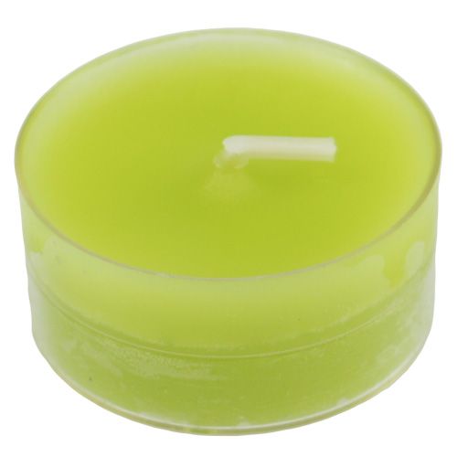 Floristik24 Tealights Green 18 pcs