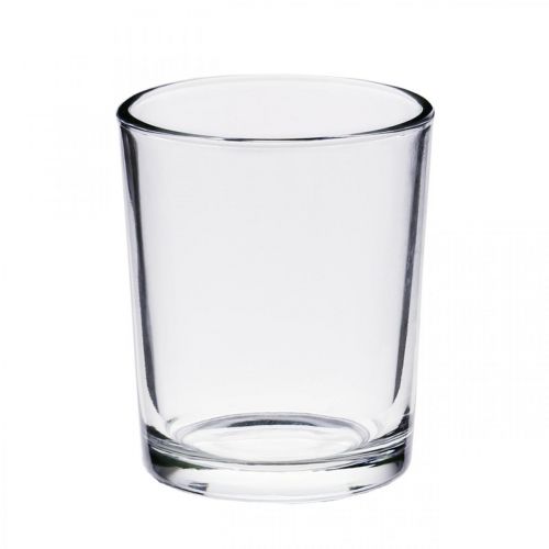 Floristik24 Tealight glasses clear Ø5cm H6.5cm 24 pcs