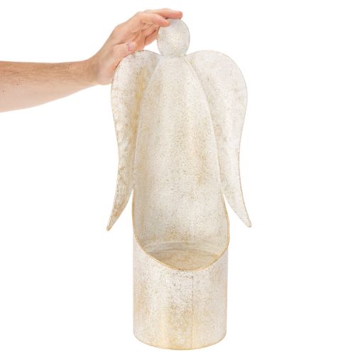 Golden Metal Angel Candle Holder for Table Decoration – 50cm | Floristik24.co.uk