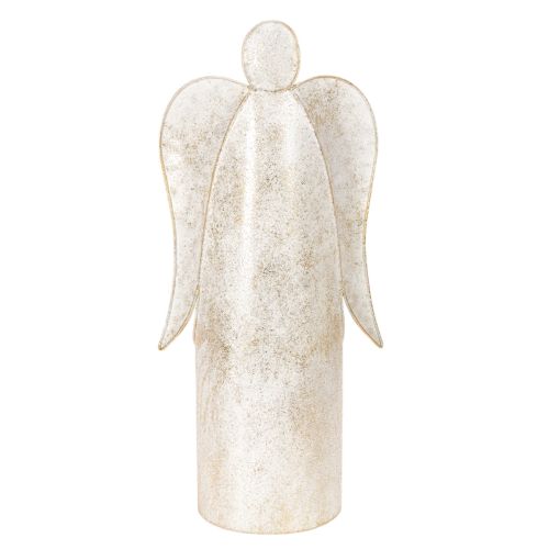 Golden Metal Angel Candle