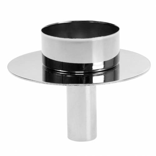 Floristik24 Tealight holder for bottles silver Ø7.5cm H6cm