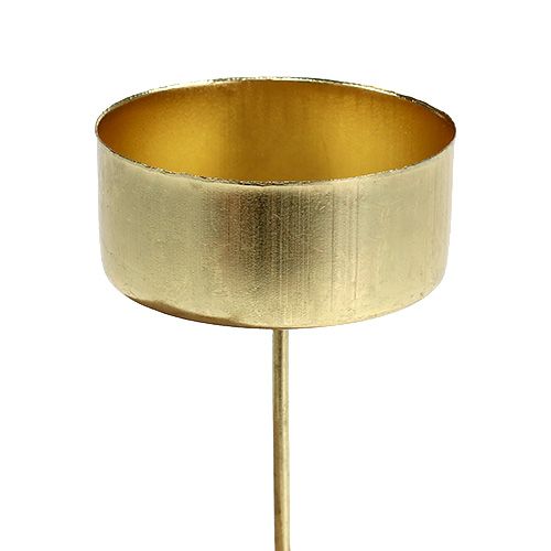 Product Tealight holder gold Ø4cm L7cm 4pcs