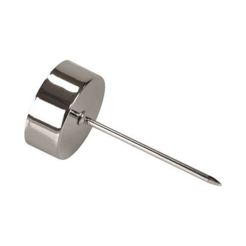 Product Tealight holder for sticking Advent wreath silver Ø4cm 8 pcs