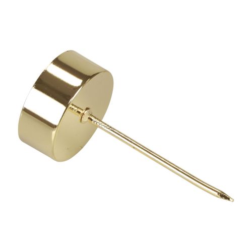 Product Tealight holder for sticking gold tealight holder Advent Ø4cm 8 pcs