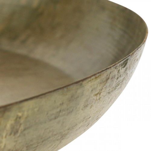 Floristik24 Deco plate brass look Metal plate decoration Ø40cm