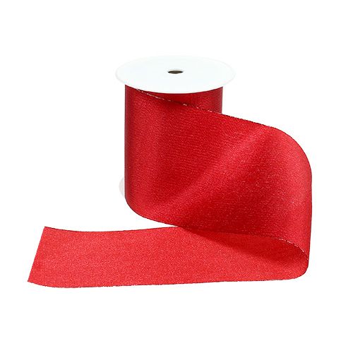 Floristik24 Table ribbon red 10cm 15m