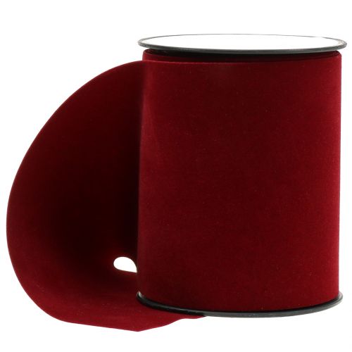 Product Table tape velvet ribbon dark red 100mm 8m