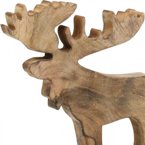 Floristik24 Table decoration Christmas deco elk wooden stand deco deer H27.5cm