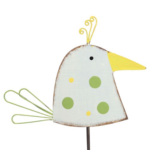 Table decoration spring, decorative bird figure, metal bird 17cm 2pcs