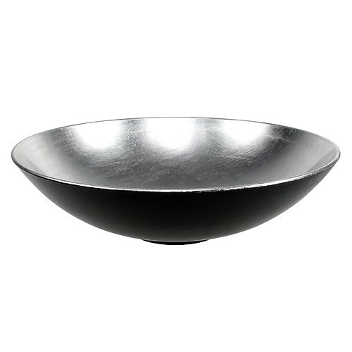 Floristik24 Table decoration bowl silver Ø28cm plastic