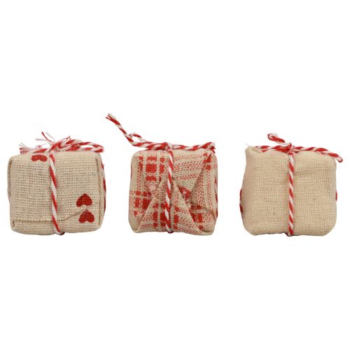 Floristik24 Table decoration Christmas gift package decoration 3.5cm 9 pcs