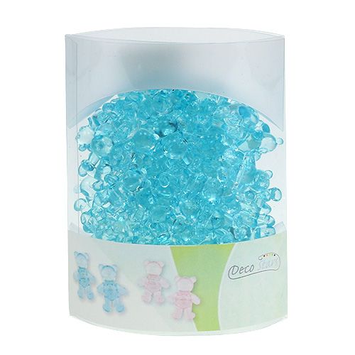 Product Table decoration for the birth bear blue 3.5cm 60pcs