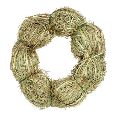 Table wreath hay wreath Ø28cm nature