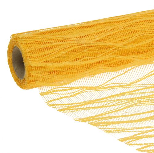 Floristik24 Table runner yellow 26cm x 300cm
