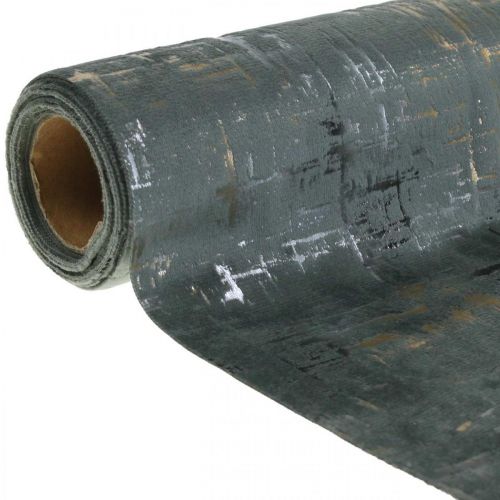 Floristik24 Table runner gray table runner table decoration polyester L250cm W20cm