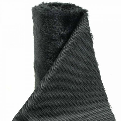 Product Table runner faux fur black Table band decorative fur 15×200cm