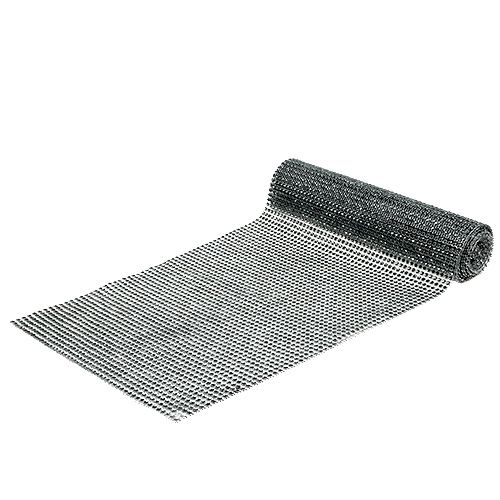 Floristik24 Table runner with sequins silver B25cm L228cm