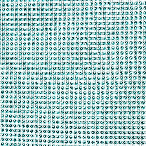 Product Table runner with sequins turquoise B25cm L228cm