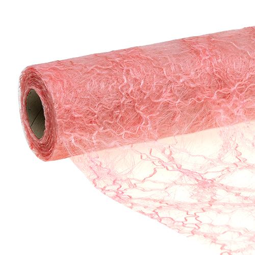 Floristik24 Table runner Sizotwist pink 30cm 10m