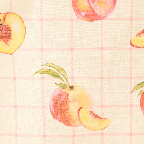 Floristik24 Table Runner Peach Checkered Summer Table Décor 32×140cm
