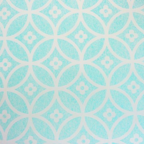 Product Table runner with pattern light blue 30cm x 300cm