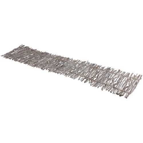 Product Table runner wood decorative branches decoration natural white 89×20.5cm