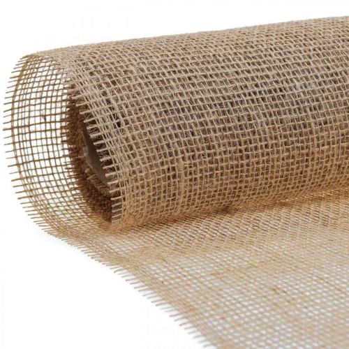 Floristik24 Table runner jute jute tape table tape nature W30cm L5m