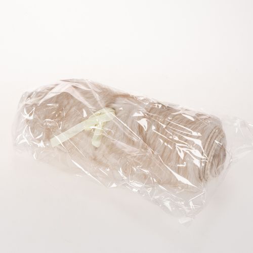 Beige Faux Fur Table Runner,