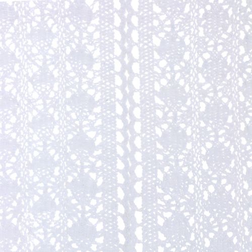 Floristik24 Table Runner Crochet Lace White 30cm x 140cm