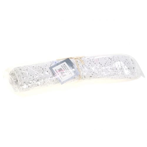 Floristik24 Table Runner Crochet Lace White 30cm x 140cm