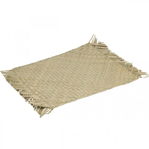 Placemat seagrass rectangular table decoration water hyacinth nature 33 × 48cm