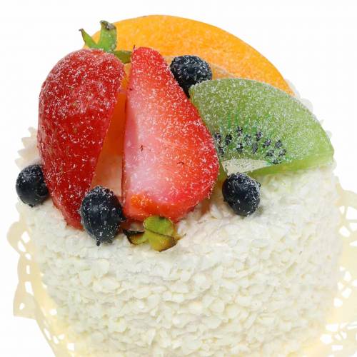 Floristik24 Decorative tartlets with fruits strawberry food replica 7cm