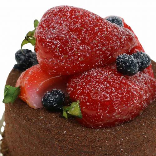 Floristik24 Decorative cake chocolate food replica 7cm