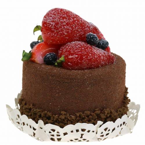 Floristik24 Decorative cake chocolate food replica 7cm