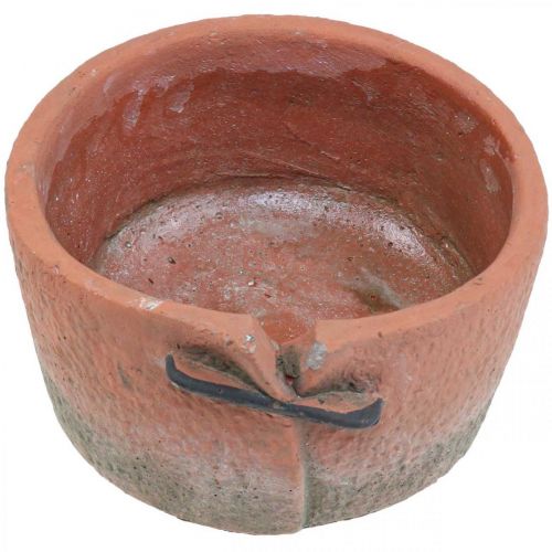 Product Concrete flower pot cachepot terracotta pot Ø18.5cm H10.5cm