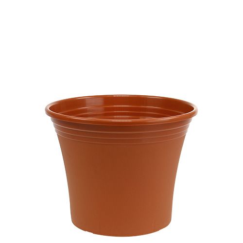 Floristik24 Pot “Irys” plastic terracotta Ø17cm H14cm 1 pc
