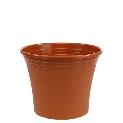 Floristik24 Pot “Irys” plastic terracotta Ø19cm H16cm, 1pc