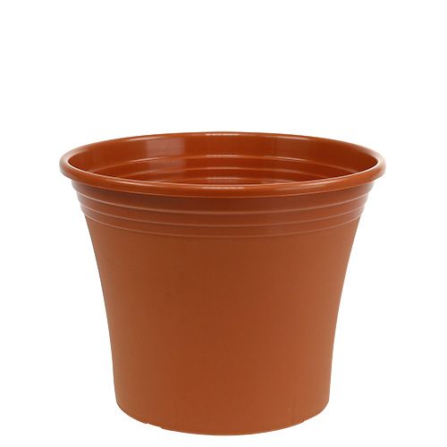 Product Pot “Irys” plastic terracotta Ø22cm H18cm, 1pc