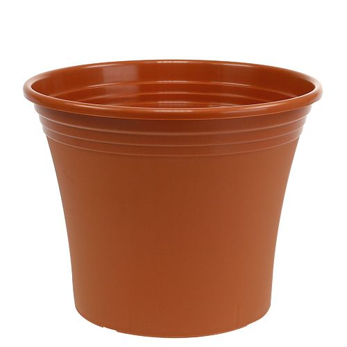 Floristik24 Pot “Irys” plastic terracotta Ø33cm H27.5cm, 1pc