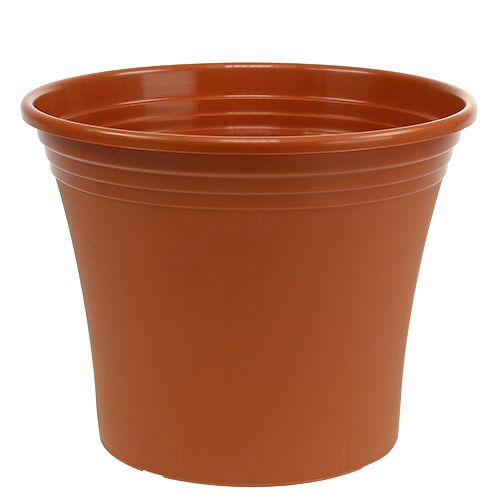 Floristik24 Pot “Irys” plastic terracotta Ø38cm H31cm, 1pc