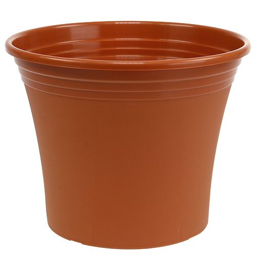 Floristik24 Pot “Irys” plastic terracotta Ø43cm H35cm, 1pc