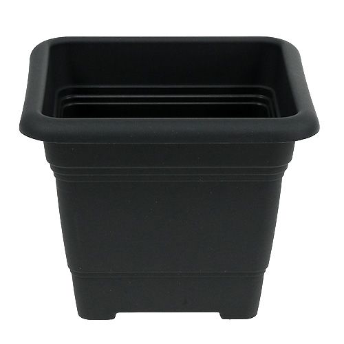 Floristik24 Pot "Nora" 28cm x 28cm H22cm anthracite, 1p