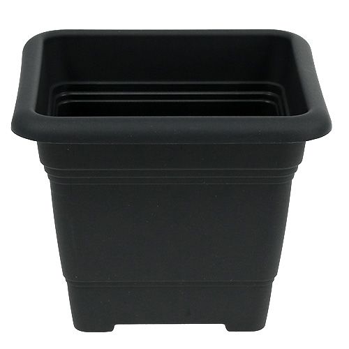 Floristik24 Pot “Nora” 33cm x 33cm H26cm anthracite 1 pc