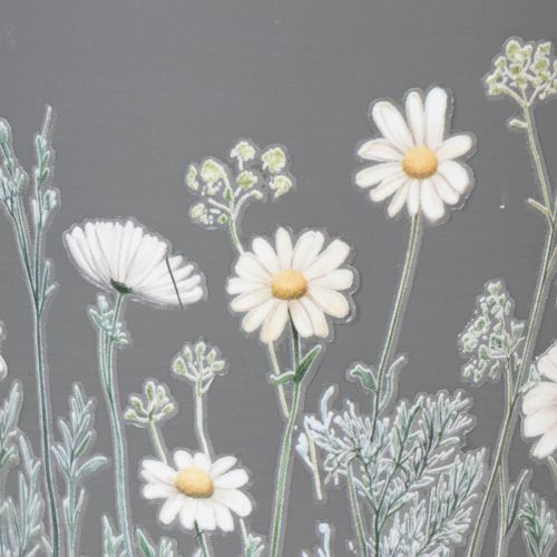 Product Flower pot with daisy motif for stylish interior design, 11cm, 4 pieces