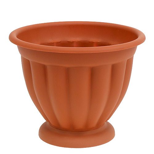 Pot with foot Ø19cm H15cm
